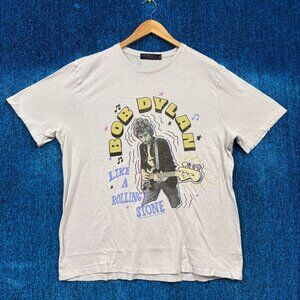 Bob Dylan Like A Rolling Stone Poster Folk Rock Legend Tee L